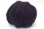 Wool top 26-28 µm, black, code S40, 100 g