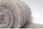 Austrian Tirol mountain carded wool, naturally greyish, code KN18, 100 g