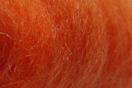 Australian Merino tops 20,5 µm, mandarin, code AMS139, 100 g 