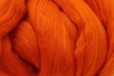 Australian Merino with Mulberry silk top, orange, code MTMS12, 100 g