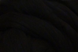 Australian Merino with Mulberry silk top, black, code MTMS16, 100 g