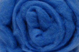 Austrian Tirol mountain carded wool, light blue, code TKD124, 100 g