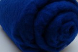 Austrian Tirol mountain carded wool, royal blue, code TKD123, 100 g