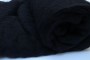Austrian Tirol mountain carded wool, black, code DAK117, 100 g